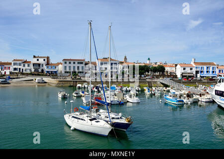 Ile d'Yeu island (nord-ouest de la France) Port-Joinville Banque D'Images