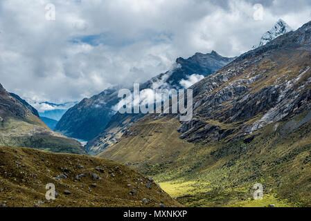 Huaraz Trekking Santa Cruz Banque D'Images