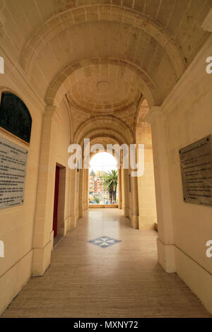 St Paul's Church Naufrage, Bugibba, Malte ville Banque D'Images