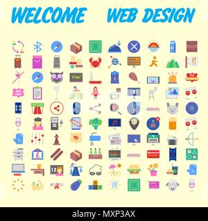 Ensemble de 100 icônes de ligne mince moderne universelle pour le web et mobile. Vector illustration Illustration de Vecteur
