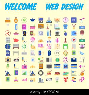 Ensemble de 100 icônes de ligne mince moderne universelle pour le web et mobile. Vector illustration Illustration de Vecteur