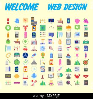 Ensemble de 100 icônes de ligne mince moderne universelle pour le web et mobile. Vector illustration Illustration de Vecteur