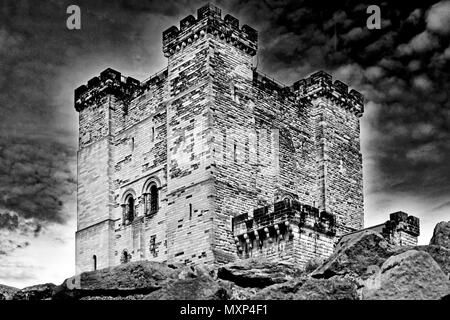 Newcastle sur Tyne Castle Garth Banque D'Images