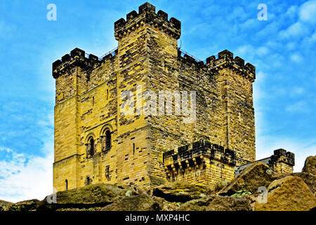 Newcastle sur Tyne Castle Garth Banque D'Images