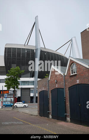 Eindhoven, Pays-Bas - 16 mai 2018 : avis de Philips stadion d'Eindhoven Banque D'Images