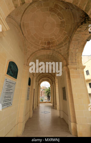 St Paul's Church Naufrage, Bugibba, Malte ville Banque D'Images