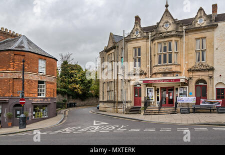 L'Athenaeum Center à Warminster prises à Warminster, Wiltshire, Royaume-Uni le 24 octobre 2017 Banque D'Images