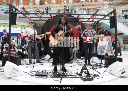 Les vues et les sons de Tenessee à Londres Waterloo 4/6/2018 Banque D'Images