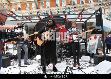 Les vues et les sons de Tenessee à Londres Waterloo 4/6/2018 Banque D'Images