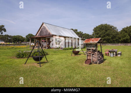 Décoration ancienne paysage agricole Banque D'Images