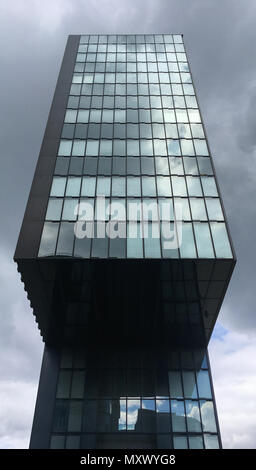 Dusseldorf, Allemagne - 17 Avril 2017 : Cadre de l'hôtel Hyatt à Dusseldorf Medienhafen Banque D'Images