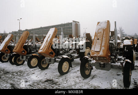 Usine de tracteurs URSUS, Lubin, Pologne Banque D'Images