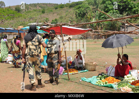 L'Inde, l'Orissa, Puri, Onkadelli village, vie quotidienne Banque D'Images