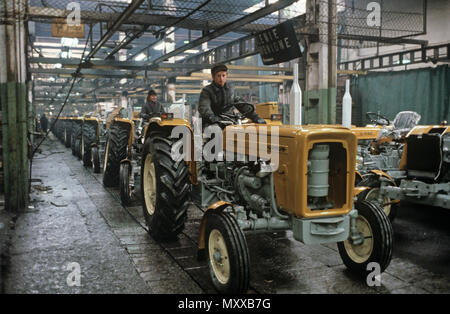 Usine de tracteurs URSUS, Lubin, Pologne Banque D'Images