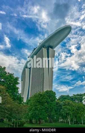 Singapour - 25 mai 2018 : Marina Bay Sands, tour 3 en face Banque D'Images