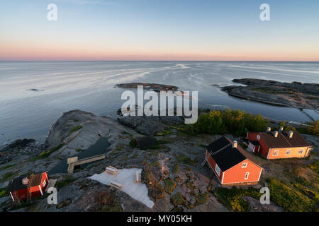 Söderskär au phare à Porvoo, Finlande, Europe de l'archipel, de l'UNION EUROPÉENNE Banque D'Images