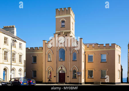 Old St Mary's Church ancienne paroisse et église de la garnison de la ville. Place du marché, à Castletown, Ile de Man, Iles britanniques Banque D'Images