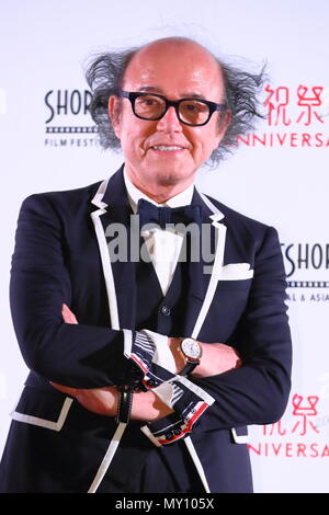 Tokyo, Japon. 4 juin, 2018. Masafumi Suzuki, mini shorts Film Festival & Asia 2018 Cérémonie d'ouverture à Tokyo, Japon le 4 juin 2018. Credit : Naoki Nishimura/AFLO/Alamy Live News Banque D'Images