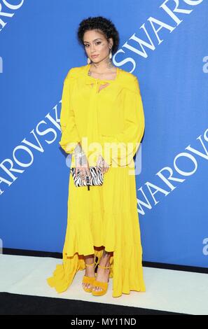 Brooklyn, NY, USA. 4 juin, 2018. Kehlani aux arrivées pour 2018 CFDA Fashion Awards, Brooklyn Museum, Brooklyn, NY, le 4 juin 2018. Credit : Andres Otero/Everett Collection/Alamy Live News Banque D'Images