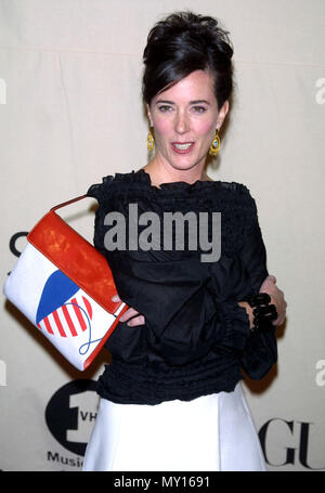 New York, New York, USA. 19 Oct, 2001. Designer de mode à la Kate Spade 2001 VH-1 Fashion Awards. Credit : Nancy/Kaszerman ZUMA Wire/Alamy Live News Banque D'Images