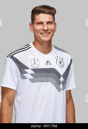 Eppan, Italie. Juin 2018, 5ème. L'équipe de football, soccer, Portraits d'Eppan, Juin 05, 2018 Mario Gomez, DFB 23 portraits de l'équipe nationale allemande de football, Eppan, Italie, 05 juin 2018, la saison 2017-2018 © Peter Schatz / Alamy Live News Banque D'Images