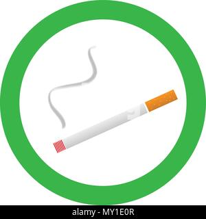 Fumeurs sign vector illustration Illustration de Vecteur