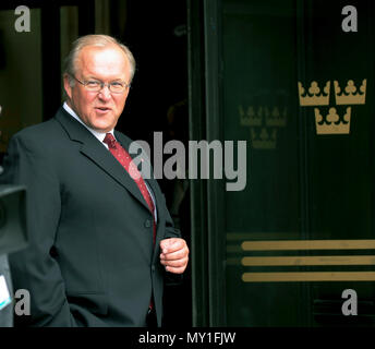 L'ancien premier ministre suédois Göran Persson Premier ministre a démissionné du parti social-démocrate de 2006 Banque D'Images