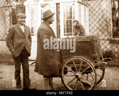 Fourreau ou d'organes et de la rue Monkey, début des années 1900 Banque D'Images