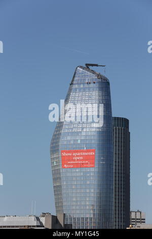 Londres - le 4 mai 2018. Un Blackfriars, un développement de 52 étages 170 m de hauteur, construite par Saint George South London Limited, n° 1 Blackfriars Banque D'Images