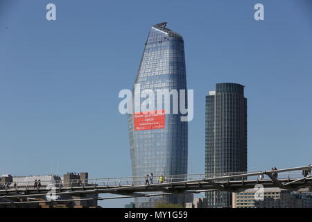 Londres - le 4 mai 2018. Un Blackfriars, un développement de 52 étages 170 m de hauteur, construite par Saint George South London Limited, n° 1 Blackfriars Banque D'Images