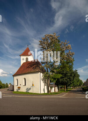 St.-Leonhard Curch dans Weiltingen, Bavière, Allemagne Banque D'Images