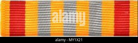 . Anglais : République du Vietnam Médaille d'honneur des Forces armées, First Class (Ruban) (Việt-Nam Cộng Hòa-Danh-Dự Bội-Tinh, Hạng Nhất) . 24 janvier 2014, 20:17:24. Même. 465 1stCL AFHM RVN Banque D'Images