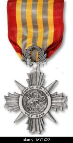 . Anglais : République du Vietnam les Forces armées Médaille d'honneur, deuxième classe (Médaille) (Việt-Nam Cộng Hòa-Danh-Dự Bội-Tinh, Hạng Insa) . 24 janvier 2014, 20:17:25. Même. 465 AFHM RVN 2c Banque D'Images