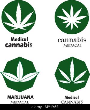 La marijuana médicale. Le cannabis - Illustration Illustration de Vecteur