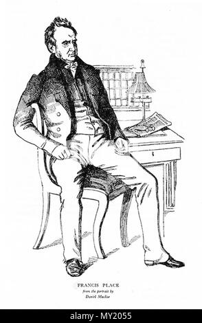 . Anglais : François Place (1771-1854), réformateur social radical anglais . 28 juillet 2008. Ulrich Lange, Dunedin, Nouvelle-Zélande 186 Francis Place Banque D'Images
