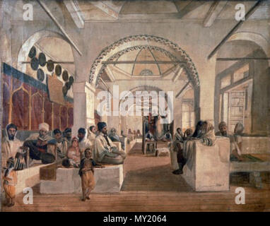 . עברית : Sanya Synagogue Alger, 1840 . 23 novembre 2013, 00:44:40. musée d'art et d'histoire du Judaïsme 475 Sanya Synagogue Alger Banque D'Images