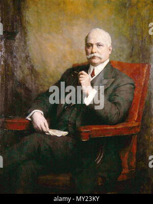 . Anglais : Portrait (1911), huile sur toile, de Sir Edward Holden, 1 baronnet (1848-1919) par Walter William Ouless (1847-1933) Deutsch : Porträt (1911), Öl auf Leinwand, von Sir Edward Holden, 1 baronnet (1848-1919), gemalt von Walter William Ouless (1847-1933) . 1911. Walter William Ouless (1848-1933), portraitiste Anglais Description Date de naissance/décès 21 Septembre 1848 25 décembre 1933 Lieu de naissance/décès Saint Helier Londres contrôle d'autorité : Q7966424 : 95758598 VIAF ULAN : 500012705 RKD : 61234489 Sir Edward Holden, 1 Baronnet Banque D'Images