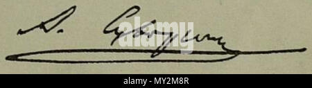 . Подпись Алексея Сергеевича Русский : Anglais Suvorin Суворина : Aleksey's signature . avant 1912. А.С. Суворин Suvorin 508 Alexeï Sergueïevitch signature Banque D'Images