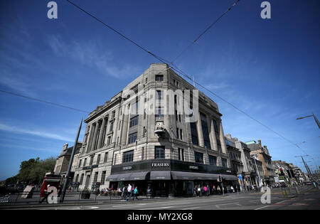 House of Fraser department store à l'extrémité ouest de Princes Street, Edinburgh. Banque D'Images