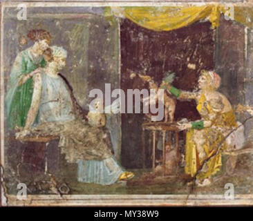 . Italiano : Venditrice di amorini . 1er siècle de notre ère. anonymous 547 Venditrice di amorini Banque D'Images