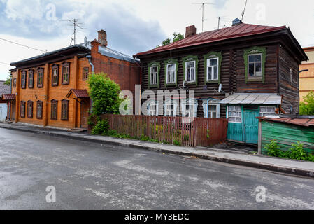 KAZAN, RUSSIE - 5 juin 2016 : ancienne maison en tatar de Kazan, Russie Banque D'Images