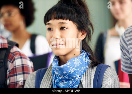 Female college student, portrait Banque D'Images