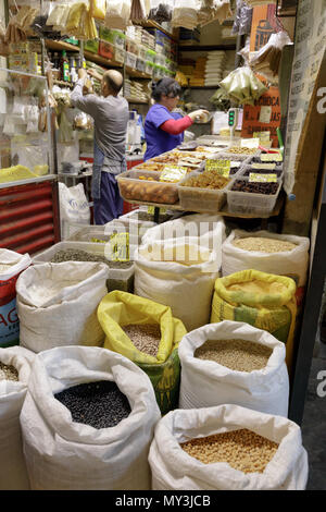 Santiago, Chili : marché Mercado aka Vega Vega est l'endroit à aller pour produits frais et produits régionaux Banque D'Images