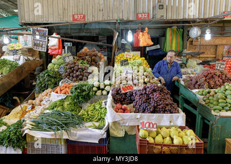 Santiago, Chili : marché Mercado aka Vega Vega est l'endroit à aller pour produits frais et produits régionaux Banque D'Images