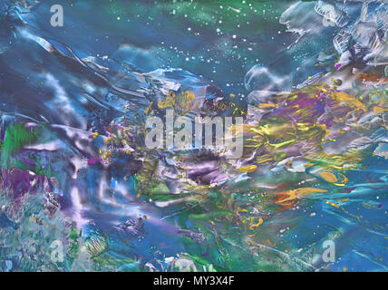 La peinture abstraite Banque D'Images