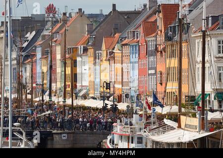 Voyage Copenhague, Nyhavn Banque D'Images
