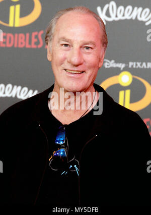 Los Angeles, USA. Juin 2018, 5ème. L'acteur Craig T. Nelson assiste à la première mondiale de Disney et Pixar indestructibles '2' au El Capitan Theatre Le 5 juin 2018 à Los Angeles, Californie. Photo de Barry King/Alamy Live News Banque D'Images