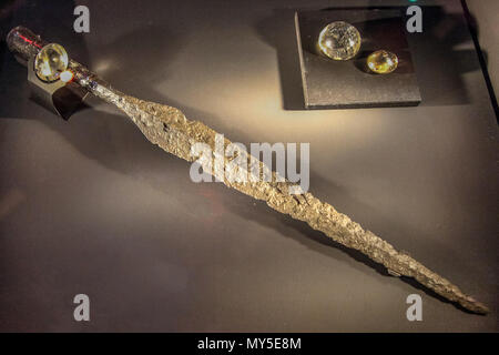 Le Musée de Melbourne, Melbourne, Victoria, Australie- 6 juin 2018- L'exposition Vikings.La plus grande collection d'artefacts vikings jamais affiché en Australie. Credit : brett keating/Alamy Live News Banque D'Images