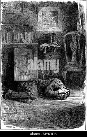 . Anglais : Marcus Stone's illustration pour le livre 4, "un tournant", chapitre 7, Septembre, 1865, tranche. 18 novembre 2010, 14:16:43. Marcus Stone 73 vaut mieux être Abel que Caïn (Septembre, 1865) Banque D'Images