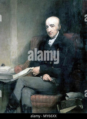 . Peinture de William Hyde Wollaston, le scientifique . Peintes avant 1829. John Jackson (1778-1831) - l'artiste William Hyde Wollaston 567 couleur Jackson Banque D'Images